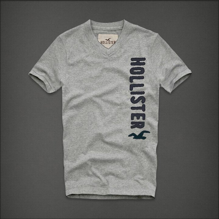 Tee shirt Hollister Gris Homme